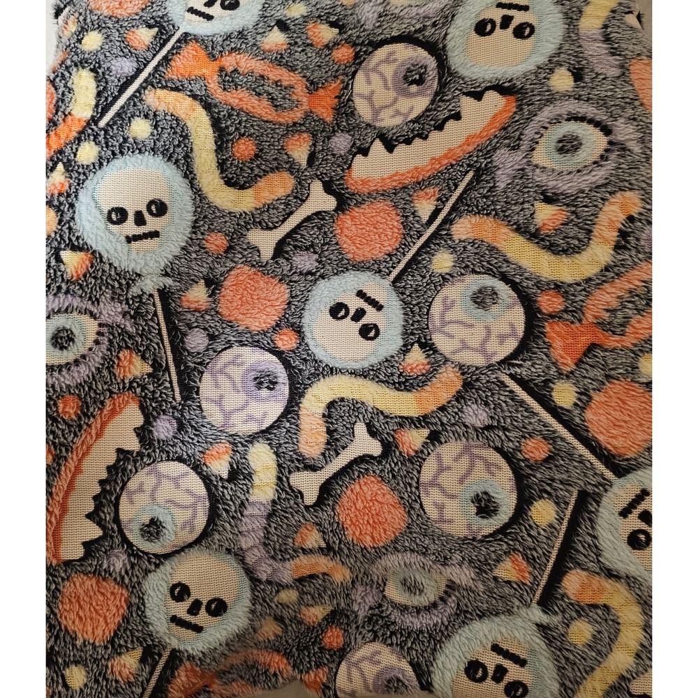 Decorative Monster Halloween Blanket 60"x50" Holiday Homes Cozy Spooky Throw